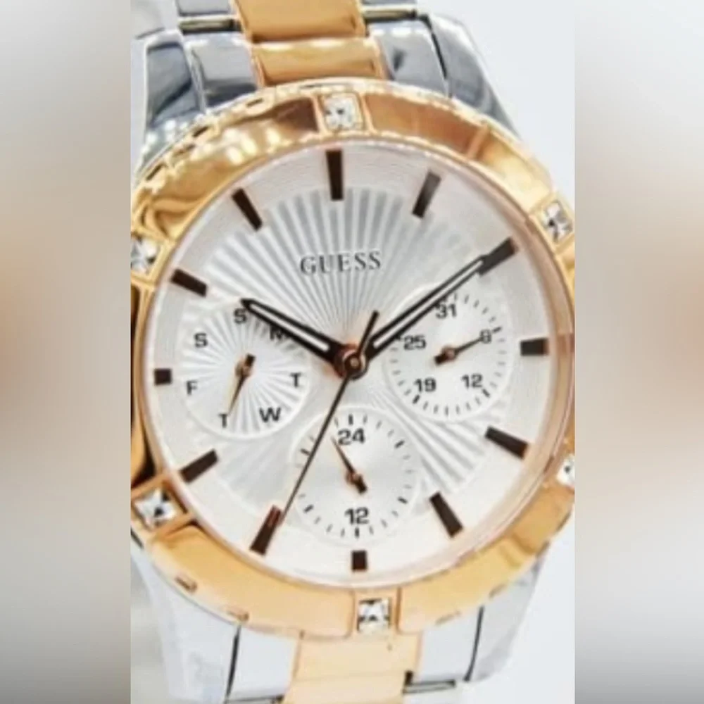 Guess Two-Tone Gold and Silver Watch - Picture 6 of 9